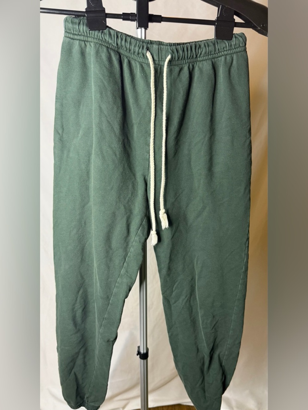 Les Gamins Green Cotton Drawstring Pants XS Kids Unisex Lounge Jogger